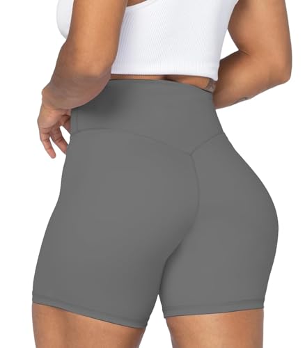 Image of Sunzel No Front Seam High Waist Biker Shorts for Women, Squat Proof Yoga Workout Gym Bike Shorts | 3, 5 Or 8-Inch Inseam, High Waisted, Tummy Control, No Front Seam, Buttery Soft, Compression Fit, Squat Proof