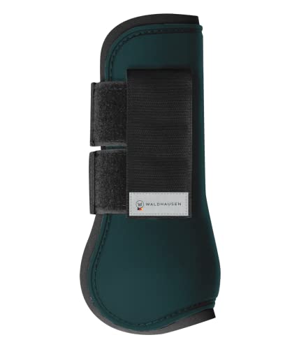 WALDHAUSEN Protezioni per tendini Basic, coppia, sangue caldo, verde abete/nero