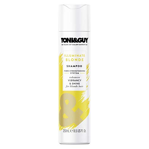 Toni & Guy Illuminate Blonde Shampoo to Enhance Shine for Coloured, Highlights and Natural Blonde Hair, 250ml