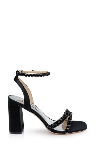 Badgley Mischka Feisty II Pearl Block Heel3
