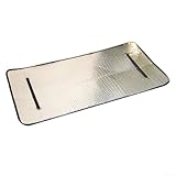 Zilimontt Cubierta exterior para aire acondicionado con protector térmico de aluminio para protección solar y ahorro de energía, impermeable y a prueba de polvo para el hogar y la oficina (B)