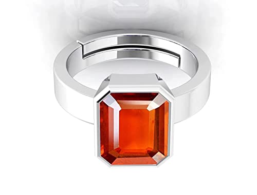 Bague grenat hessonite ajustable contre le stress des tailles fixes - 4