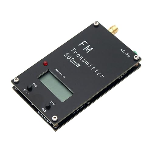 Transmisor FM Estéreo con Rosca Externa SMA Xgdsnly Modulador de Audio de Radiofrecuencia