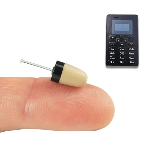 PingaOculto Pinganillo gsm Examenes VIP Pro Oculto Invisible para Tarjeta NanoSIM con Micrófono sin Cables - Auricular Espia Inalambrico Examen Ocultos (Pinganillo VIP Pro Supermini Tarjeta gsm)