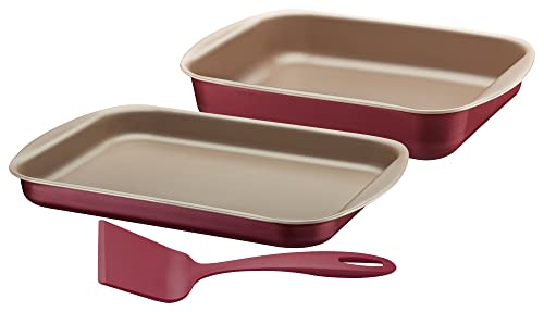 Conjunto de assadeiras retangulares