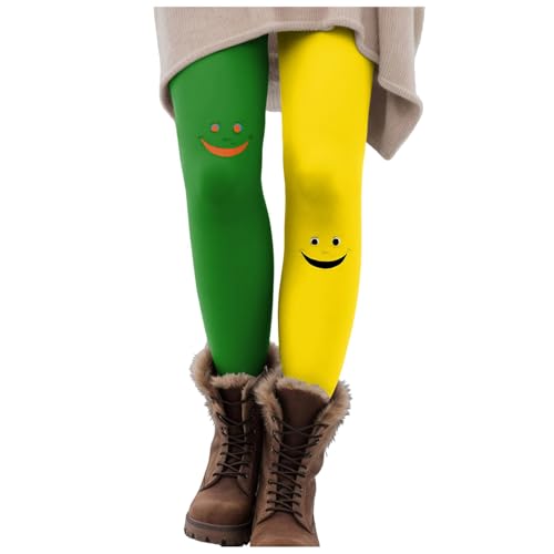 Halloween Leggings for Women,TummyControl Skeleton Pumpkin Printed Stretchy Leggings Girls Yoga Pants