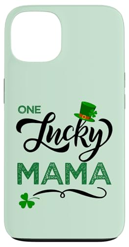 One Lucky Mama St Patricks Day para mamá irlandesa Carcasa para iPhone 13