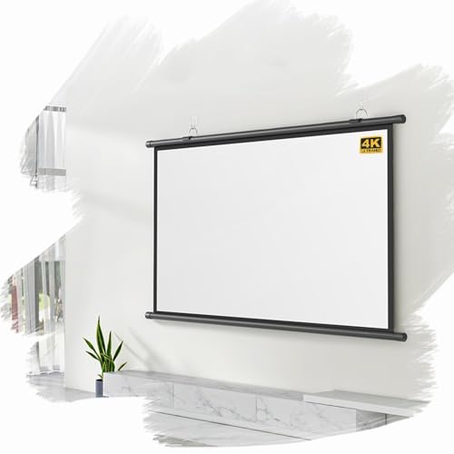 Pantalla de proyección manual pared 72 pulgadas 4:3