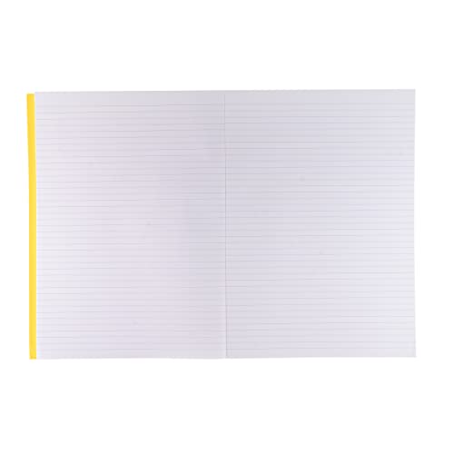 Cahier Fabriano Ecoqua Plus A4 ligné jaune au bureau ou en réunion - 4