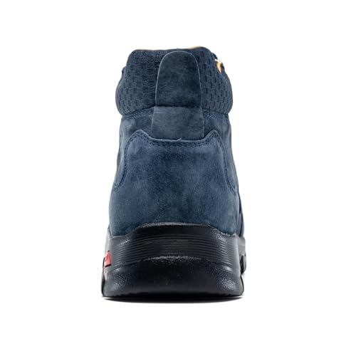 Image of FLYLAND Men's Chukka Boots Casual Leather Shoes Ankle Shoes Non Slip Breathable Comfortable Mid Top for Outdoor Driving Walking