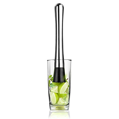 Artaste 42955 Stainless Steel Cocktail Muddler, 8-Inch #TOP1
