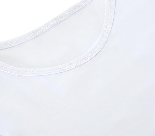 Lilax Baby Girls' Basic T-Shirt Short Sleeve Crewneck Tee4