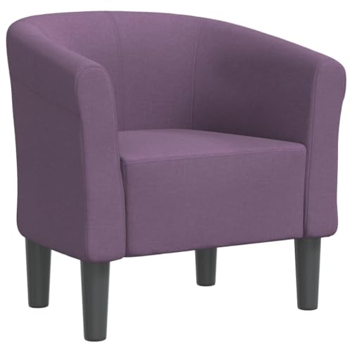 Genérico Sillón de Tela Morado,Mobiliario,Sillas,Sillones,356433