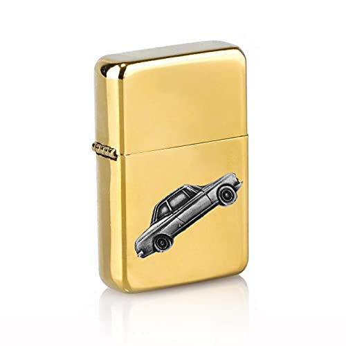 Briquet à essence classique 404 Coupe ref176 avec couvercle doré