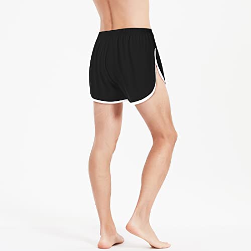 ZONBAILON Men's Sexy Shorts Breathable Underwear Trunk Running Workout Shorts Quick Dry Lounge Sleep Pajama3