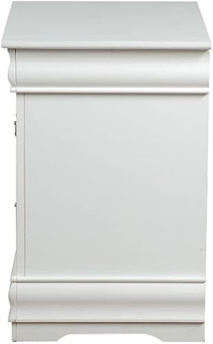 Miniatura 6 de Harper & Bright Designs Mesita de noche blanca con 2 cajones, cómoda pequeña, muebles de noche, mesa auxiliar con almacenamiento para dormitorio,