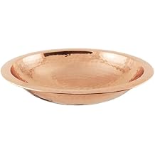 Hammered Copper Bowl w/Rim, Non-Threaded