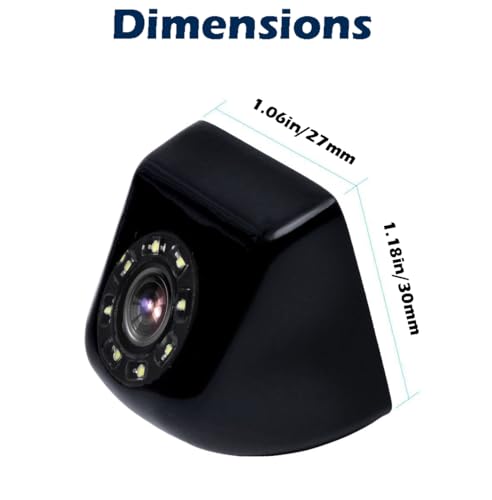 Image of Backup HD Camera Rear View License Plate Night Vision Waterproof Compatible with Alpine Car Radio iLX-F409 iLX-F409 ILX-F509 ILX-W650 ILX-W650 INE-W960 INE-W970HD IVE-W535HD