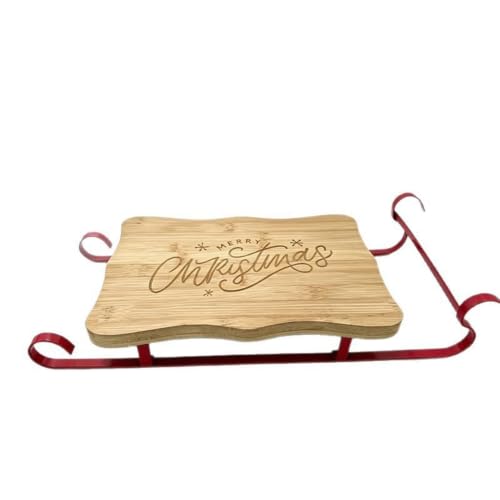 15 x 7'' Flying Santa Sleigh Shape Serving Trays for Party Christmas Decor - image 7