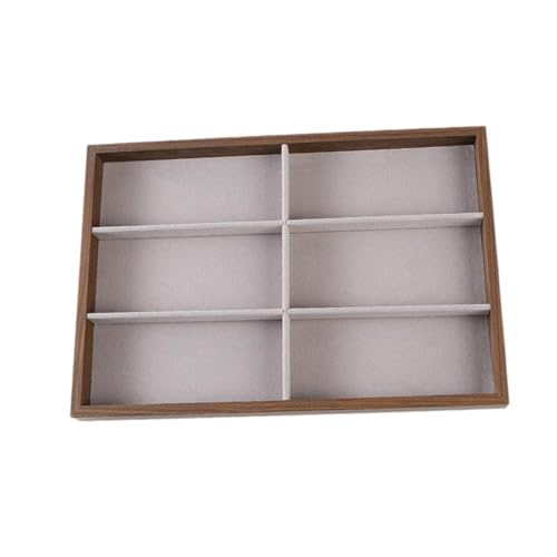 Porte-lunettes idéal pour hommes et femmes boîte de rangement 6 grilles