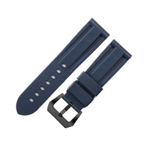 YINGO o[EHb`oh 20mm 22mm 24mm 26mm Xgbv plCuXbg Xgoh Yxg X|[c VRXgbvɑΉ(Blue-black,22mm)