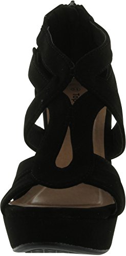 Over The Toe Cross Strap Block Heel Open Toe Dress Sandal3