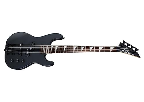 Jackson Js Series Concert Bass Js1X, Satin Black, Amaranth Fingerboard #TOP5