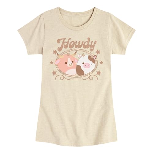 HYBRID APPAREL Squishmallows - Howdy Cows - Youth Girls Short Sleeve T-Shirt - Main Image