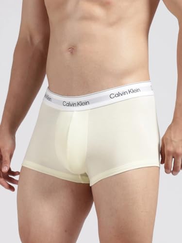 Image of Black Solid Low Rise Trunks - Pack of 3