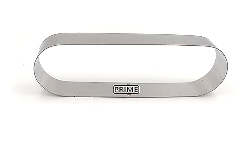 Prime Bakers and Moulders Stainless Steel hot Dog bun Ring 6 Inches Long - 3 Pieces