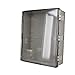 BUD Industries NBF-32234 Plastic Indoor NEMA Economy Box 19.68" L x 15.74" W x 7.87" H, Gray