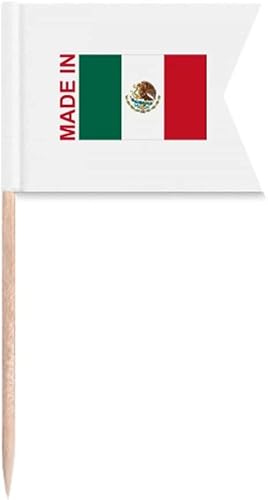 Made In Mexico Country Love Toothpick Flags Labeling Marking for Party Cake Food Cheeseplate