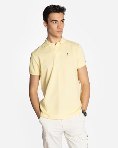 HARPER & NEYER Polo Icon Colors para Hombre en Color Amarillo (FR/ES, Letras, L, Regular, Regular, Amarillo)