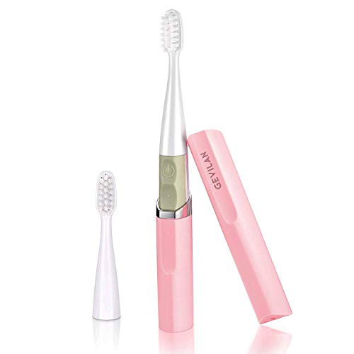 Travel Electric Toothbrush with 2 Brush Head 2 Modes Waterproof Sonic Toothbrush