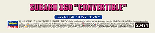 Hasegawa 1/24 Scale 360 Convertible Modelo a Escala miniatura 6