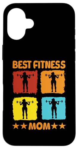 Best Fitness Mom フィットネス ジム ジム ワークアウト トレーニング スマホケース iPhone 16 Plus 用