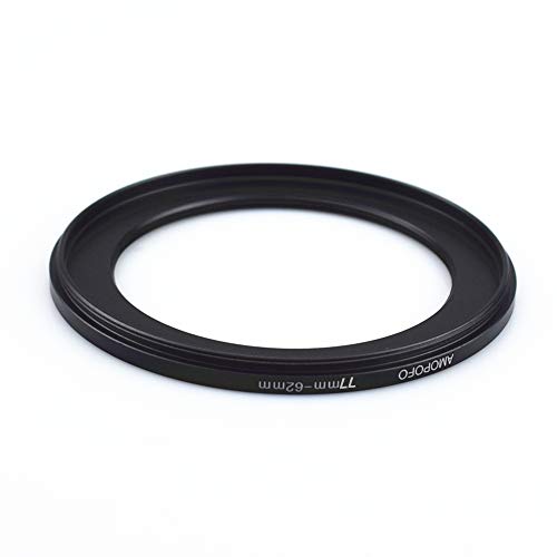 Image of 77mm to 62mm /77mm-62mm Step-Down Ring Filter Adapter for All Brands UV,ND,CPL,Metal Step-Down Ring Adapter