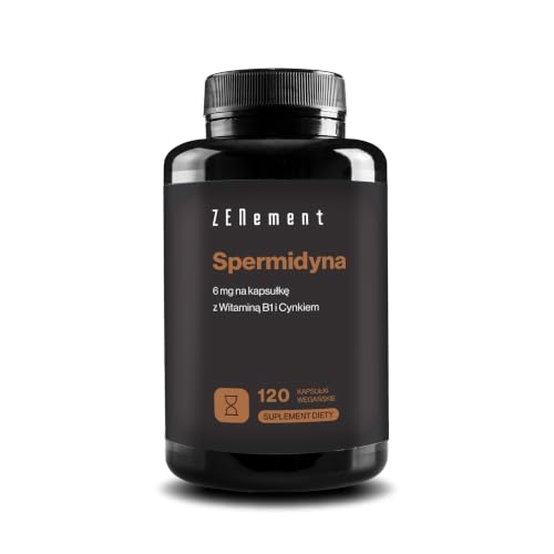 Spermidyna 6 mg - z Witaminą B1 & Cynkiem - 120 Kapsułek Wegańskich