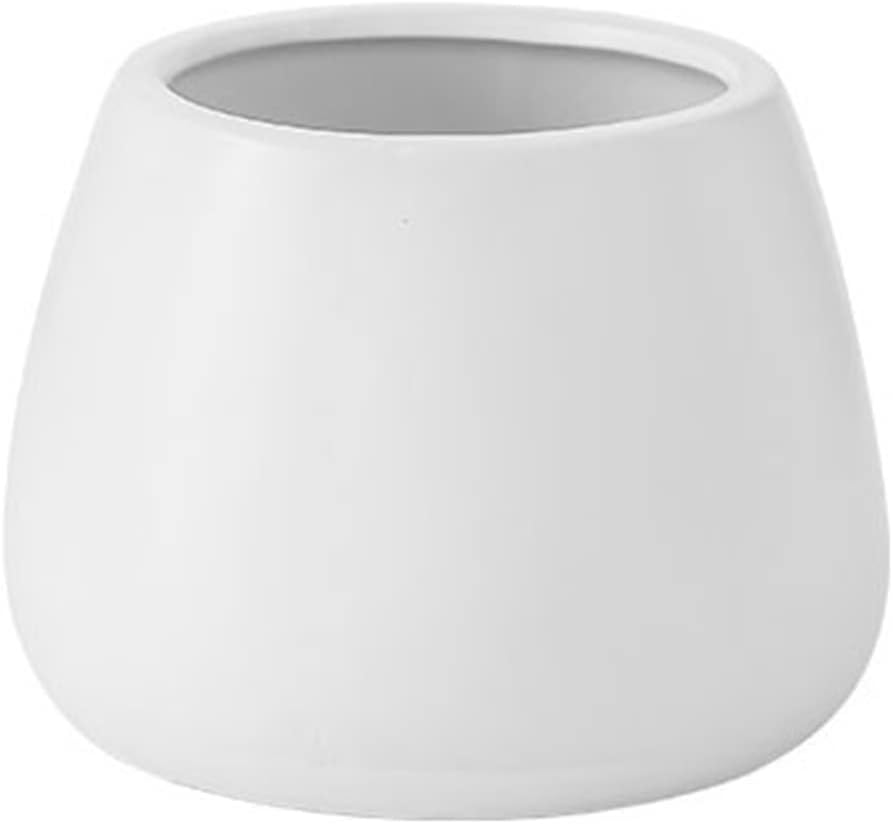 Planters Plant Container Simple Style Round Ceramic Flower Pot Indoor Home