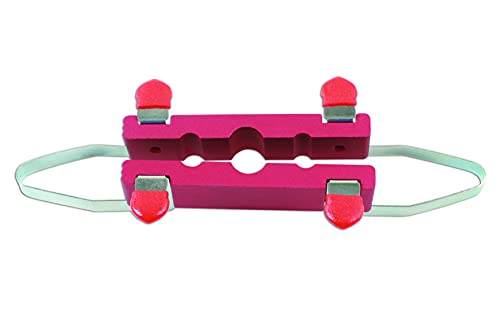 Laser 7705 Workshop Vice Jaw Inserts mâchoires étau alu 110mm rouge anodisé