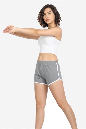Image of ICEDIVE Women's High Coverage Super Combed Cotton Elastane Stretch Mid Waist Shorties