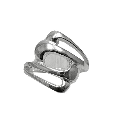 Bague en argent 925 R001272 : le bijou idéal du bureau aux soirées