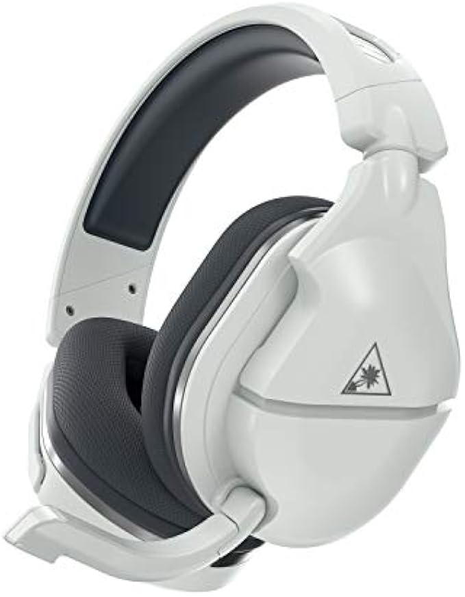 Turtle Beach Stealth 600 Gen 2 Wireless Gaming Headset for PS5, PS4, PS4 Pro, PlayStation, & Nintendo Switch with 50mm Speakers, 15-Hour Battery life, Flip-to-Mute Mic, and Spatial Audio - White