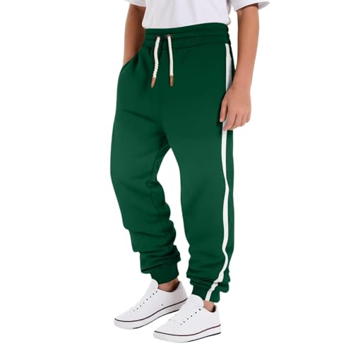 Joggers Sweatpants for Kids Boys Sweats Casual Drawstring Elastic Waisted Athletic Basketball Sweat Pants with Pockets