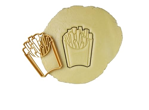 Cortador de galletas con diseño – Tema Fast Food (Frite)