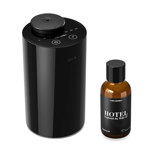 Waterless Essential Oil Diffuser Starter Kit With 30ml Hotel Scent Fragrance ...