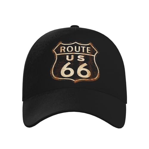 U.S. Route 66 Baseball Hats for Men and Women - Classic Adjustable Hats2