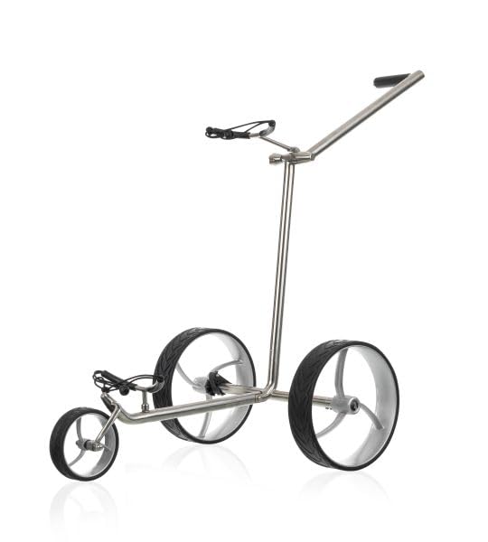 Push Golf Trolley Cushy S Edelstahl poliert, stylisch