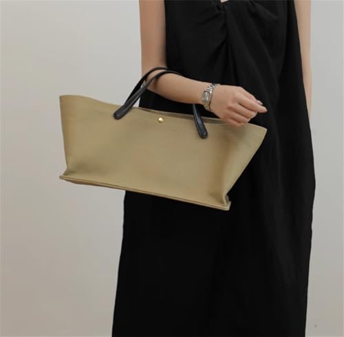 Bolso grande de lona patchwork para mujer miniatura 2