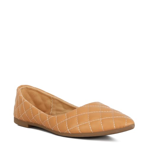 Rikhani Quilted Detail Ballet Flats2